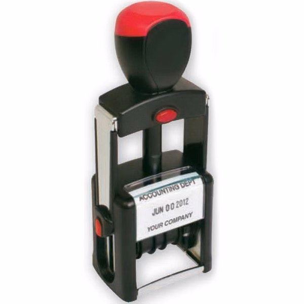 Stamp, Self-Inking Metal Dater - One Color