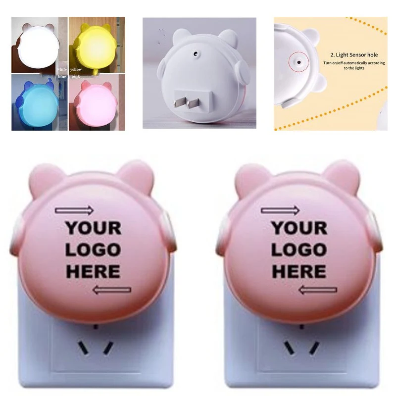 Headphone Bear Light Sensor Night Lamp 1