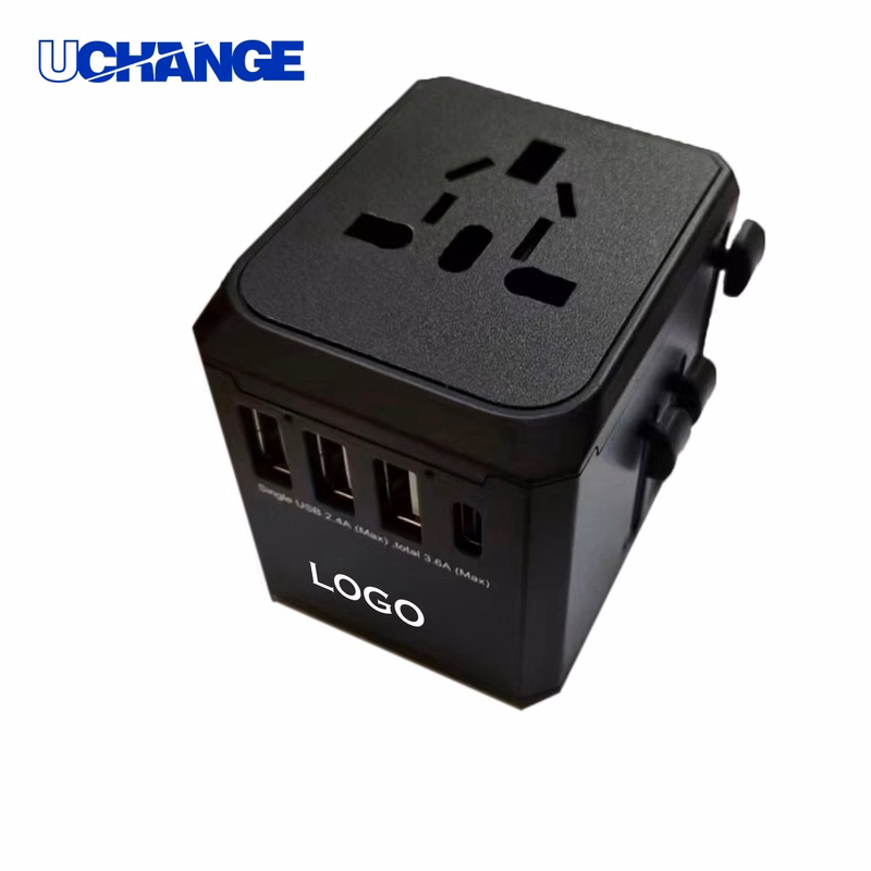 Travel Adapter Plug with USB and Type-C