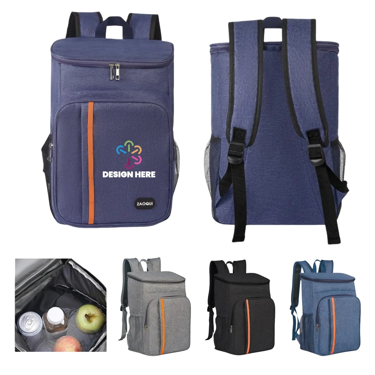 Large Insulated Backpack Multifunctional Cooler Full Color 1