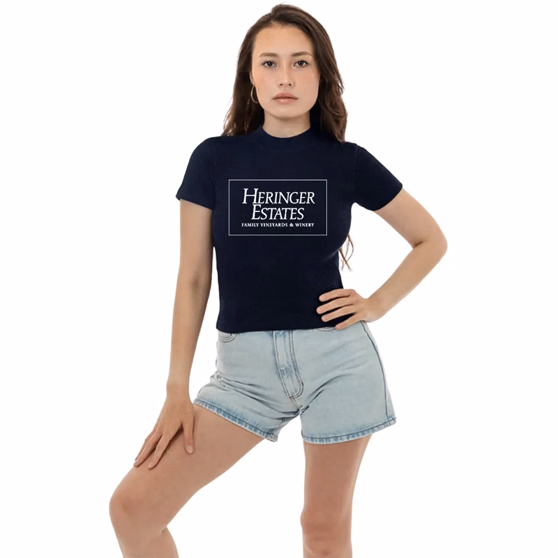 Rib Mock Neck Top