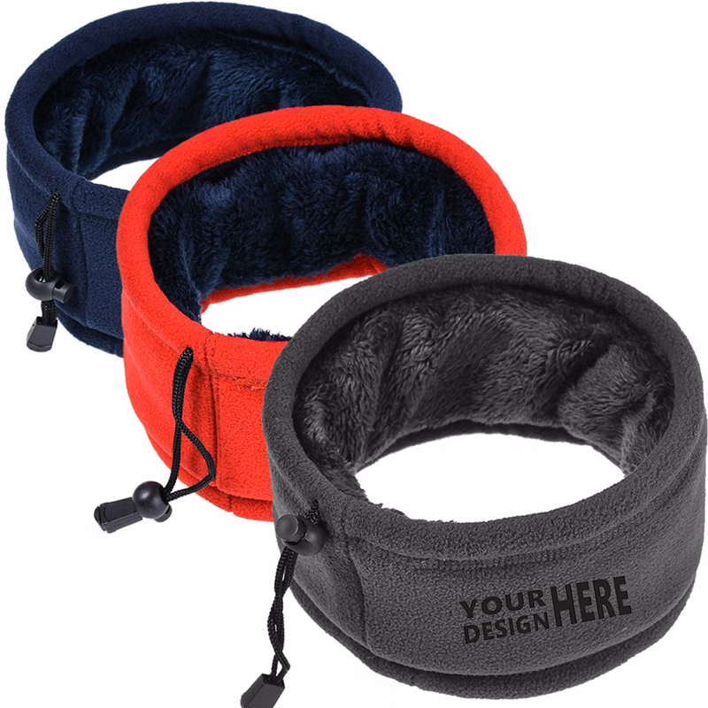 Winter Double-Layer Fleece Neck Warmer Outdoor Cycling Gaiter