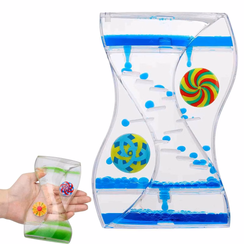 Sensory Liquid Motion Bubbler Timers Hourglass
