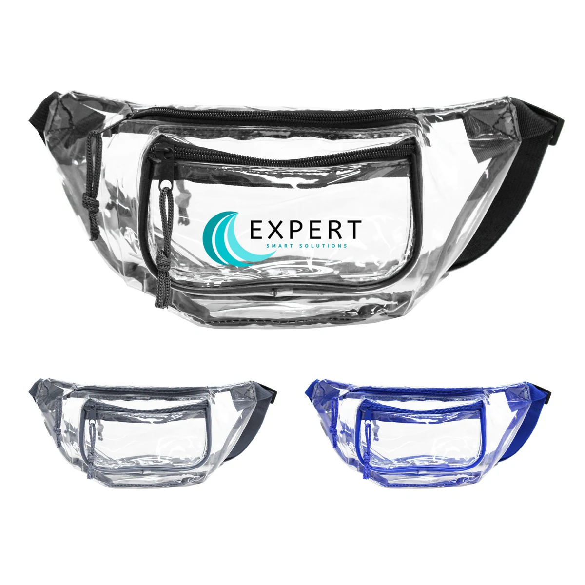 Clear Multi Pockets Fanny Pack 1