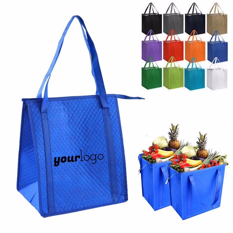 Eco - Friendly Insulated Tote with Dimpled Fabric