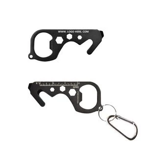 Key Shaped Versatile Tool Card With Carabiner 1