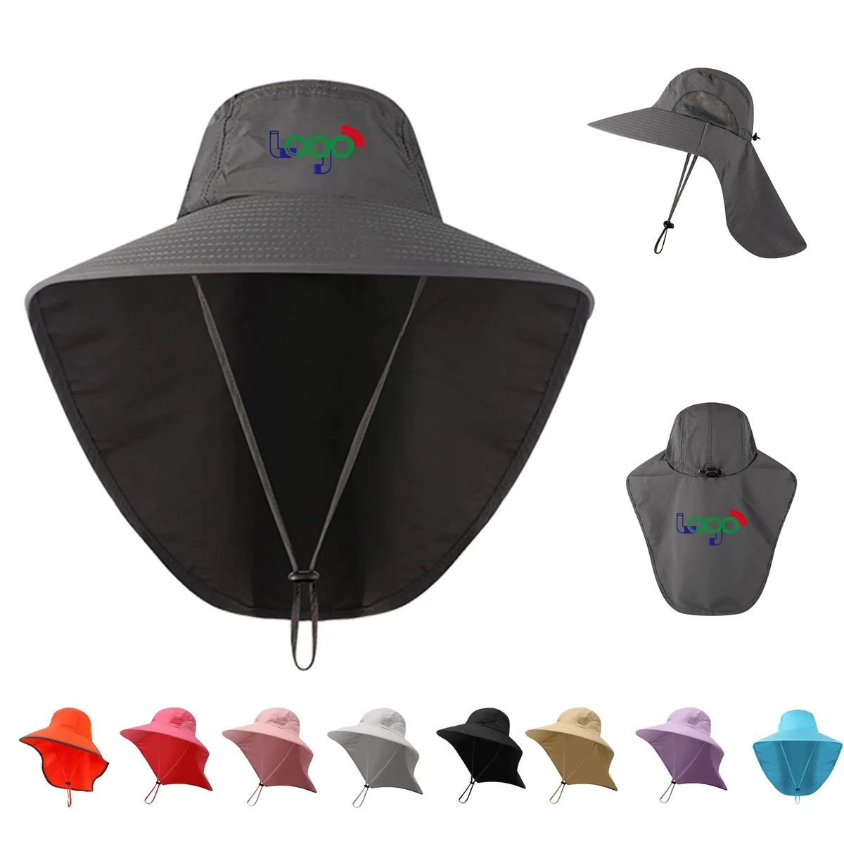 Outdoor Hat with Neck Flap 1