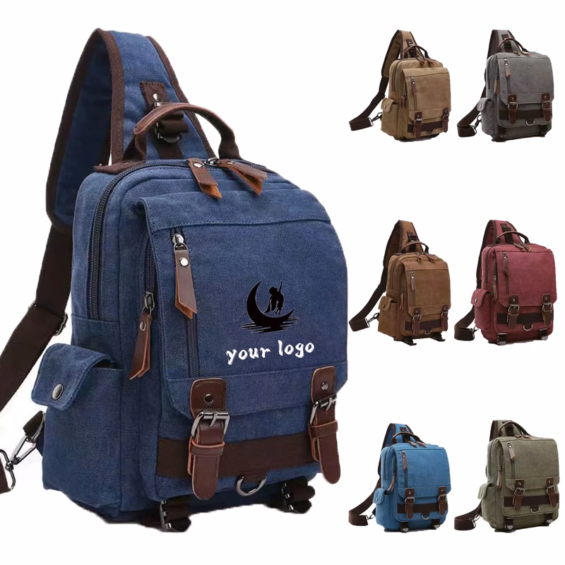 Canvas Messenger Backpack