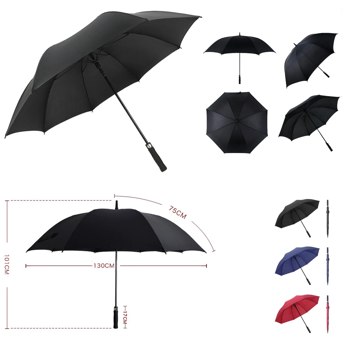 60 Inch Automatic Open Golf Umbrella 1