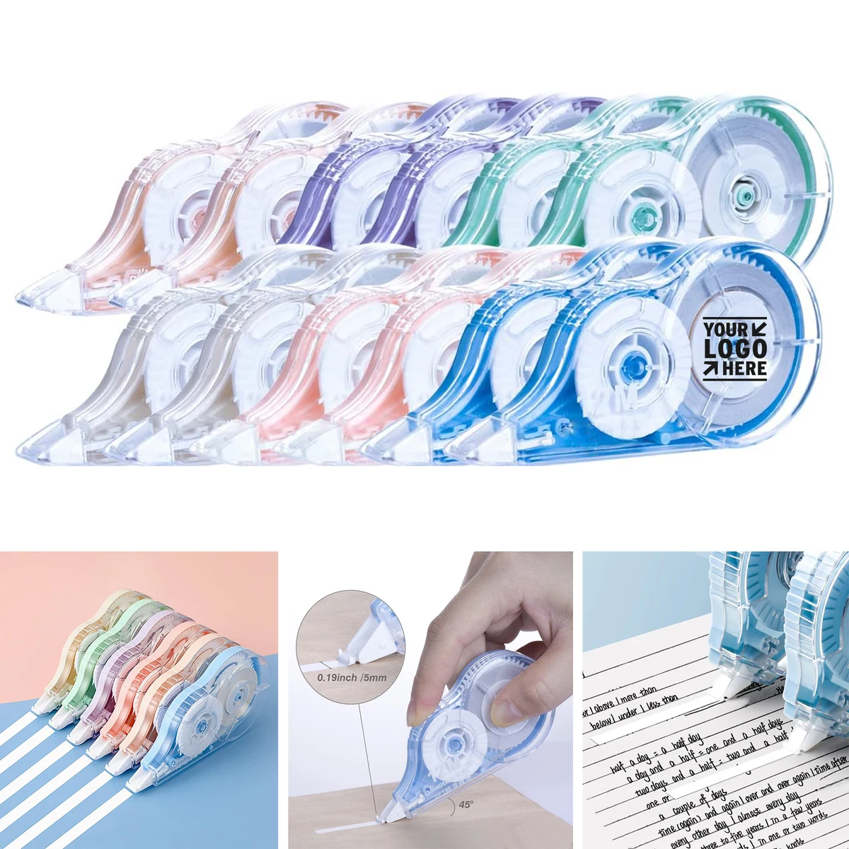 Easy To Use Applicator For Instant White Out Correction Tape 1