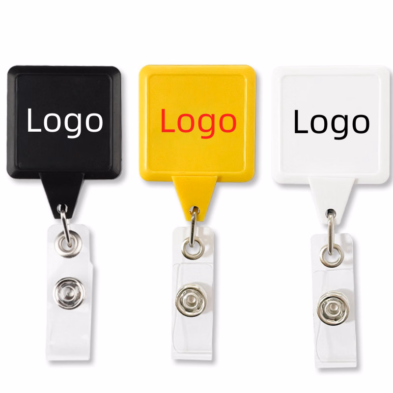 Badge Reel with Lanyard Attachment