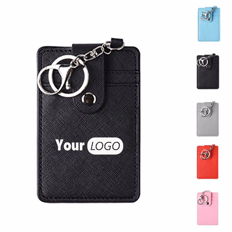 ID Card Holder Keychain