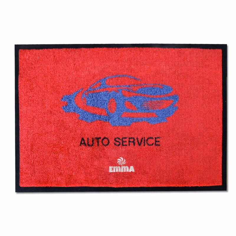 Happy Holidays Logo Mat
