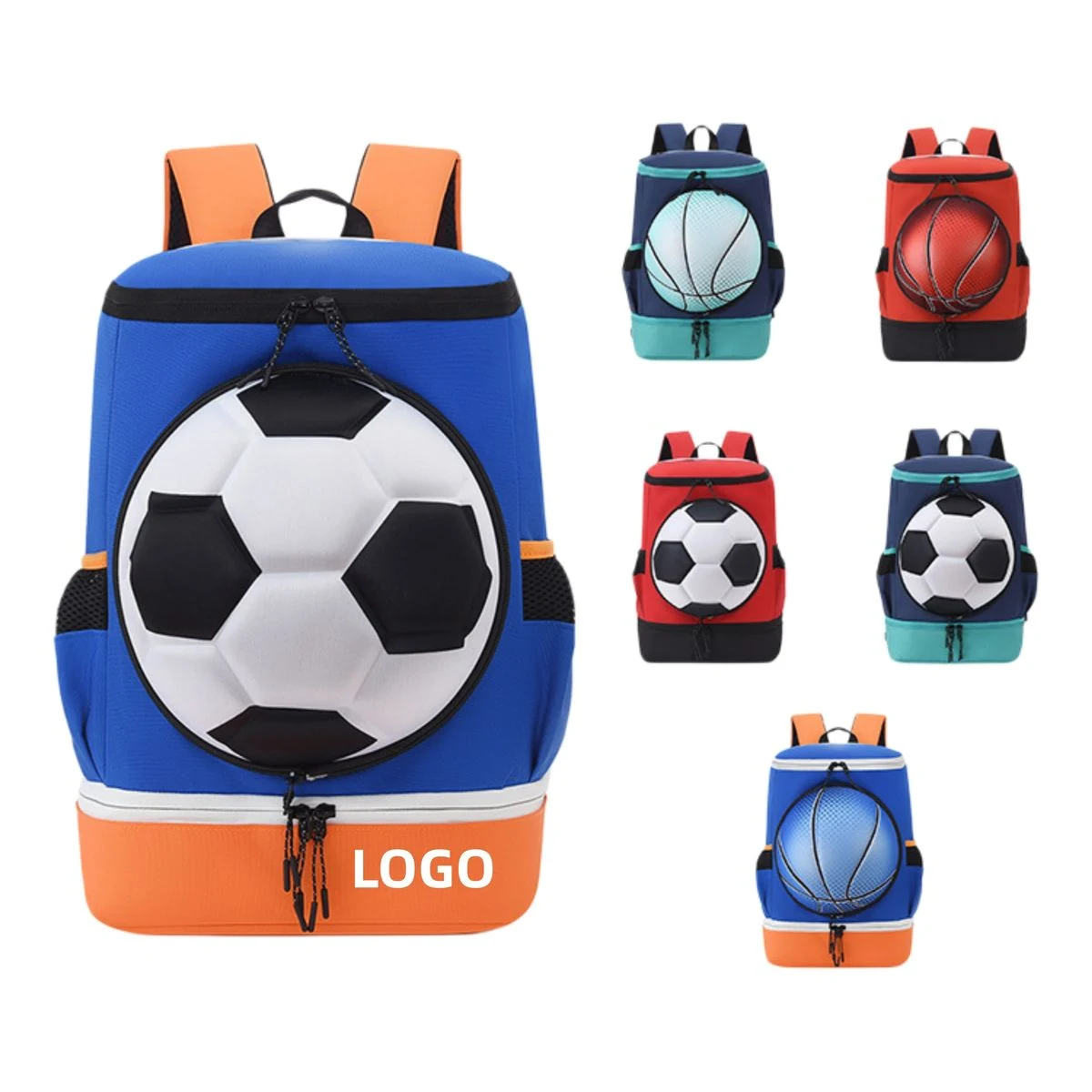 Shoe Compartment Custom Logo Team Bag 1