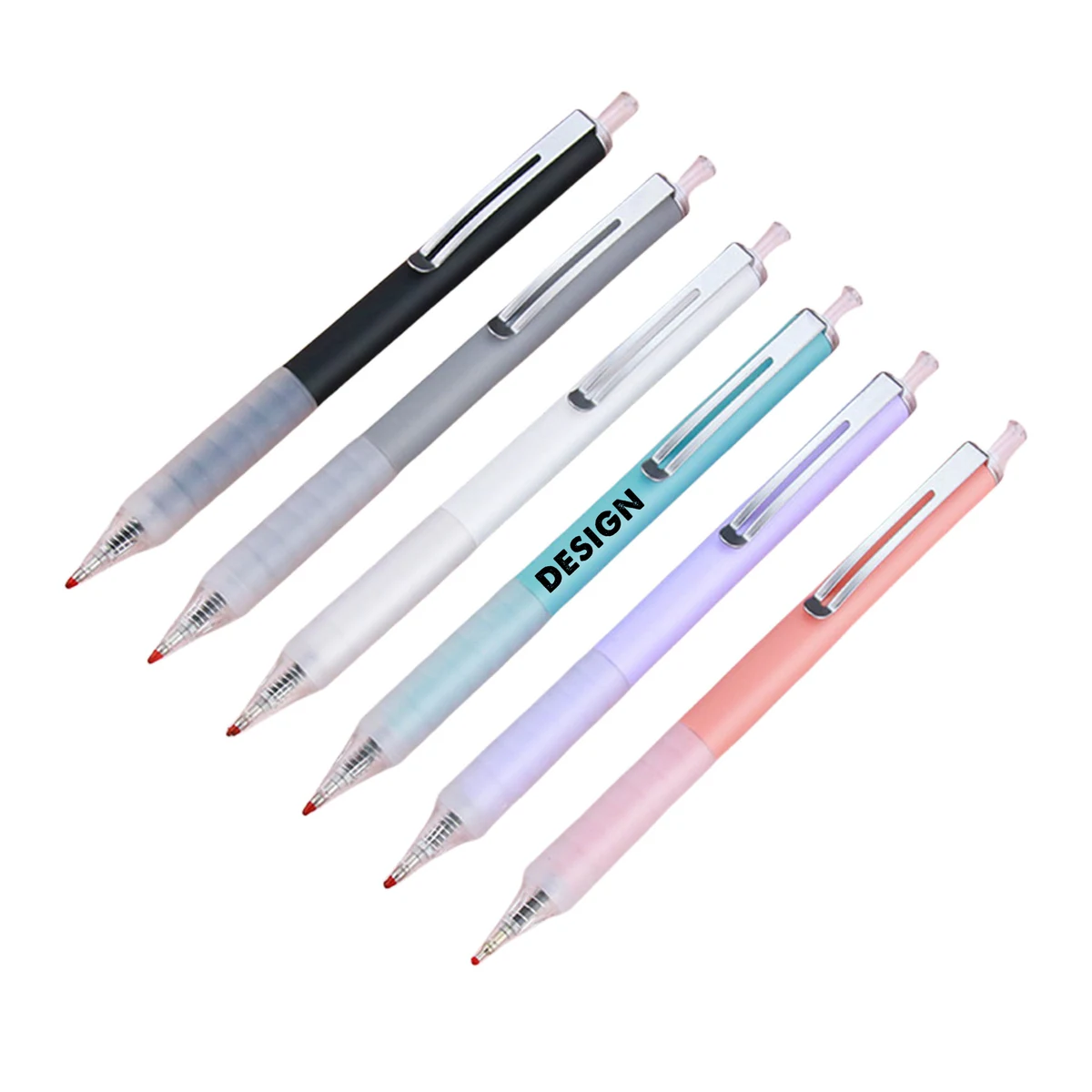 Soft Rubberized Ballpoint Pens 1