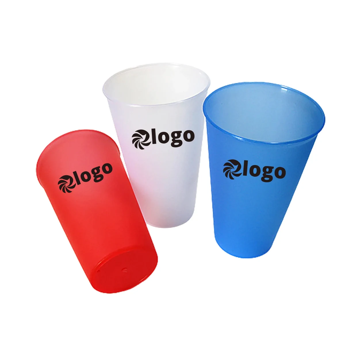 16 oz Frosted Plastic Cups 1