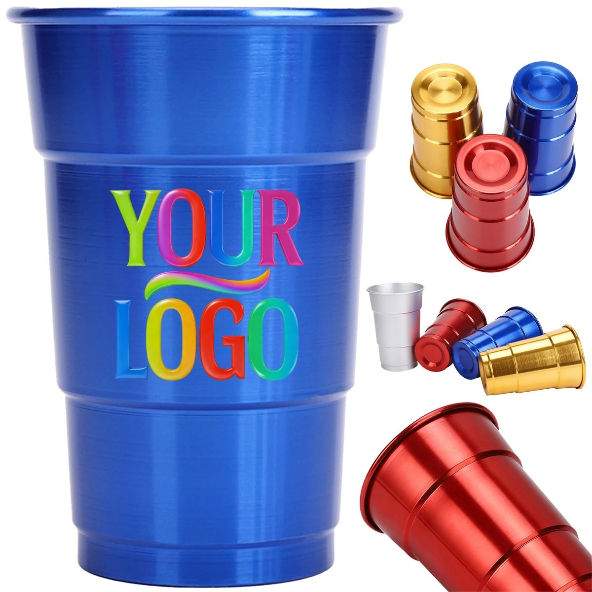 Simple Design Portable Aluminum Beer Cup 1