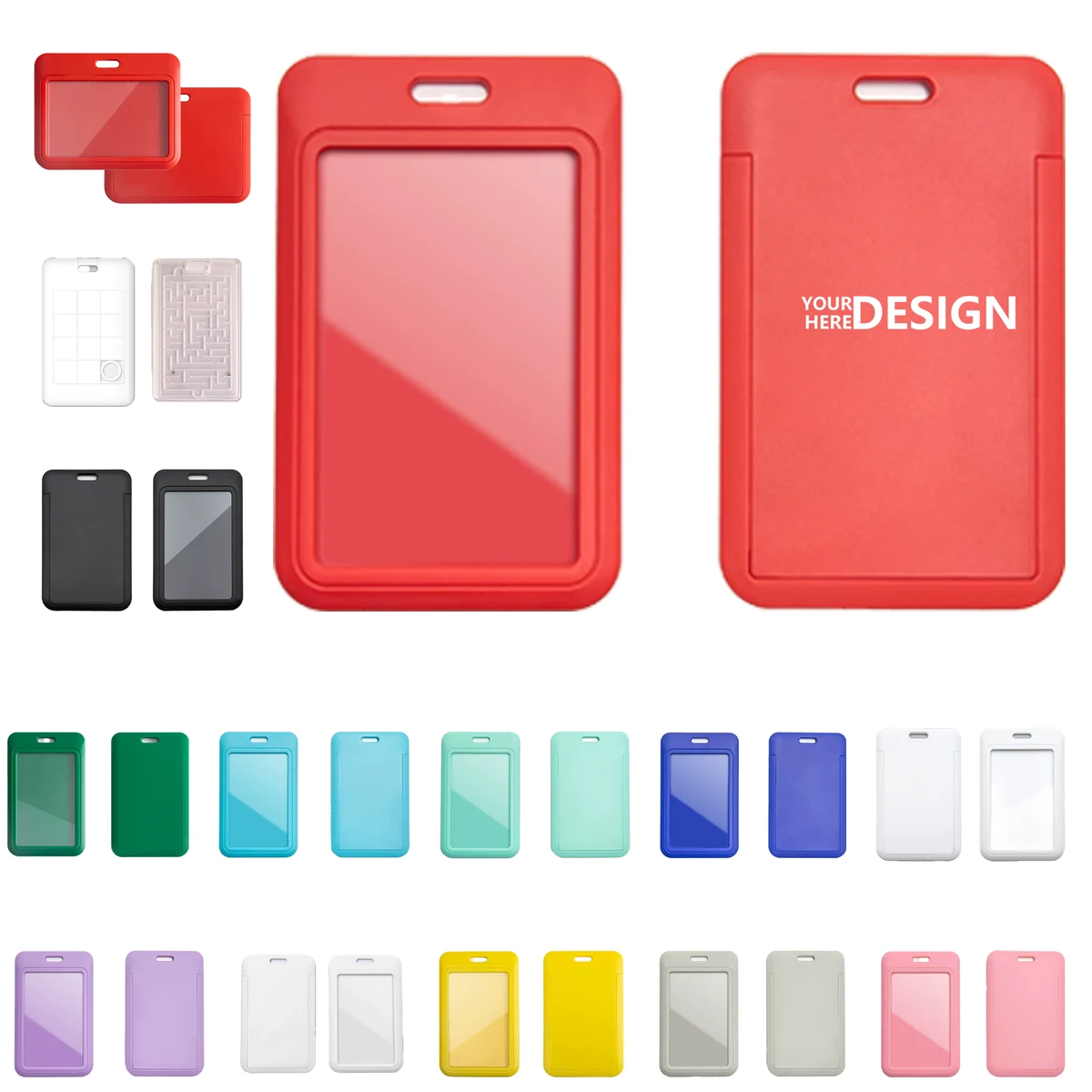 Plastic Snap-Shut Card Holder 1