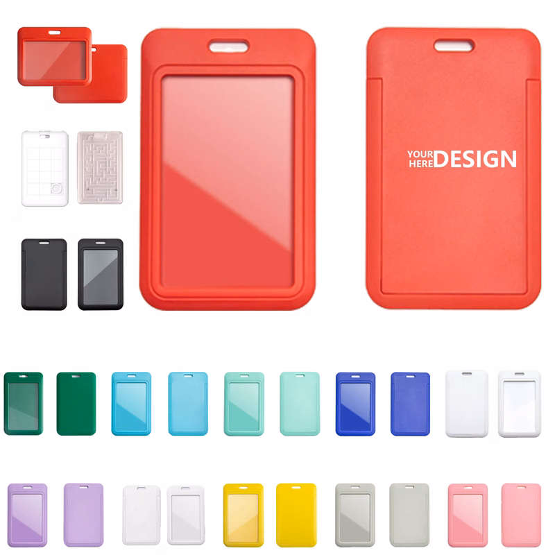 Plastic Snap-Shut Card Holder