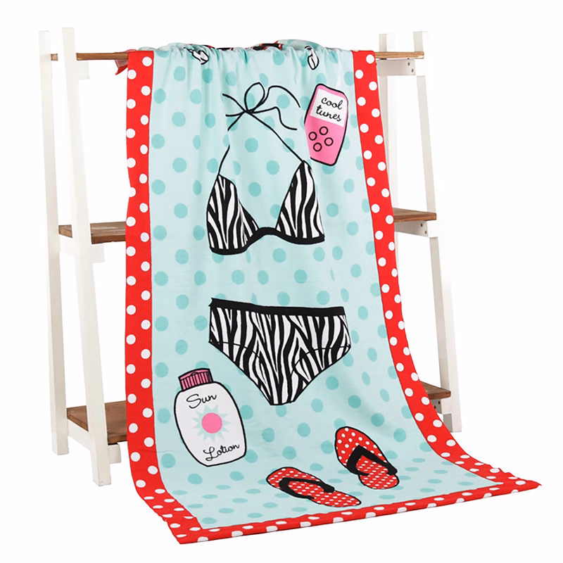 Oversized Sublimated Microfiber Beach Towel