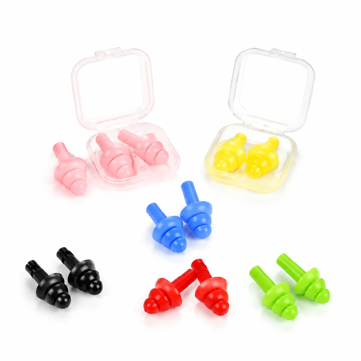 Silicone Sound Blocking Earplugs 1