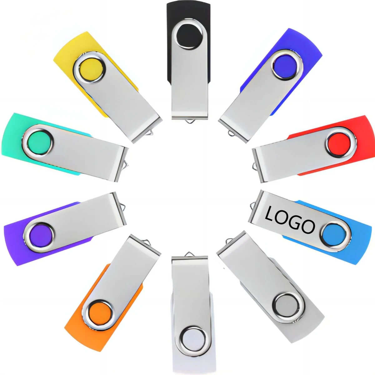1GB Mini Plastic USB Flash Drive 1