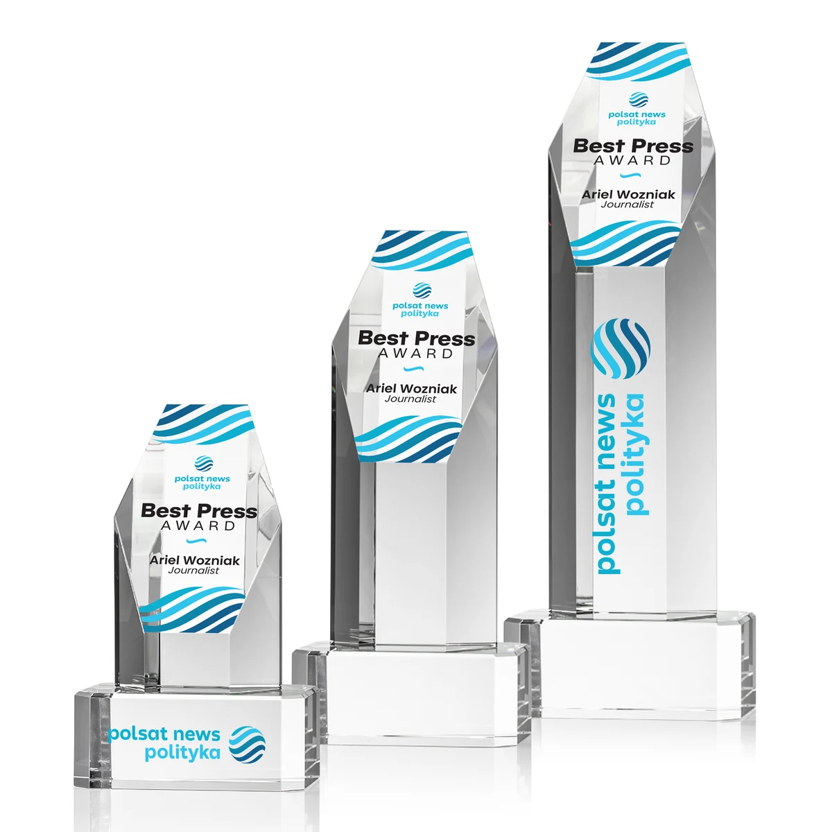 Ashford VividPrint™ Award on Base - Clear 1