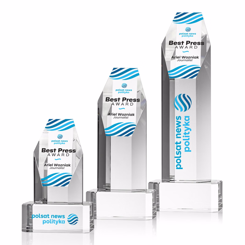 Ashford VividPrint™ Award on Base - Clear