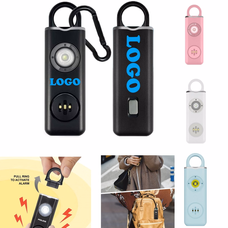 Personal Safety Alarm LED Keychain