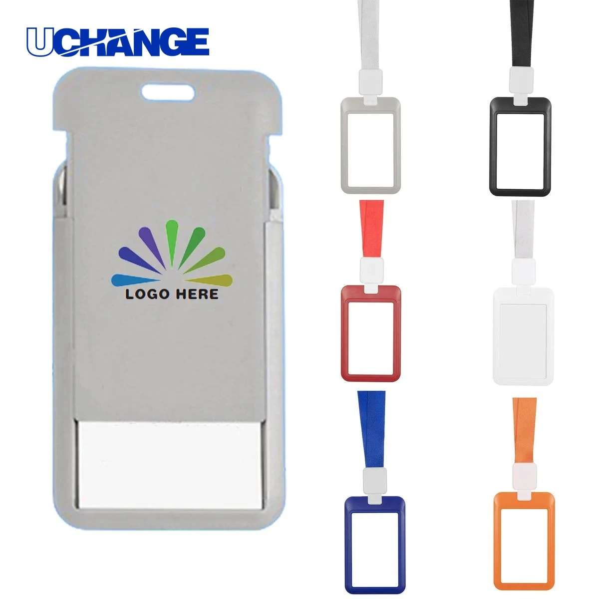 ID Badge Holder with Lanyard 1