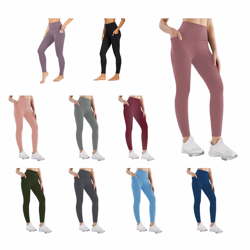 Thick High-Waisted Yoga Belt with Pocket  Sports  for Women