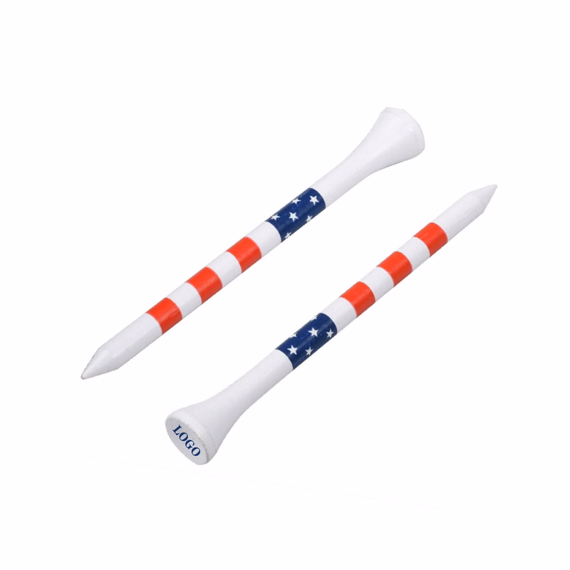 MOQ 10 pcs Stripe Pattern Golf Tee