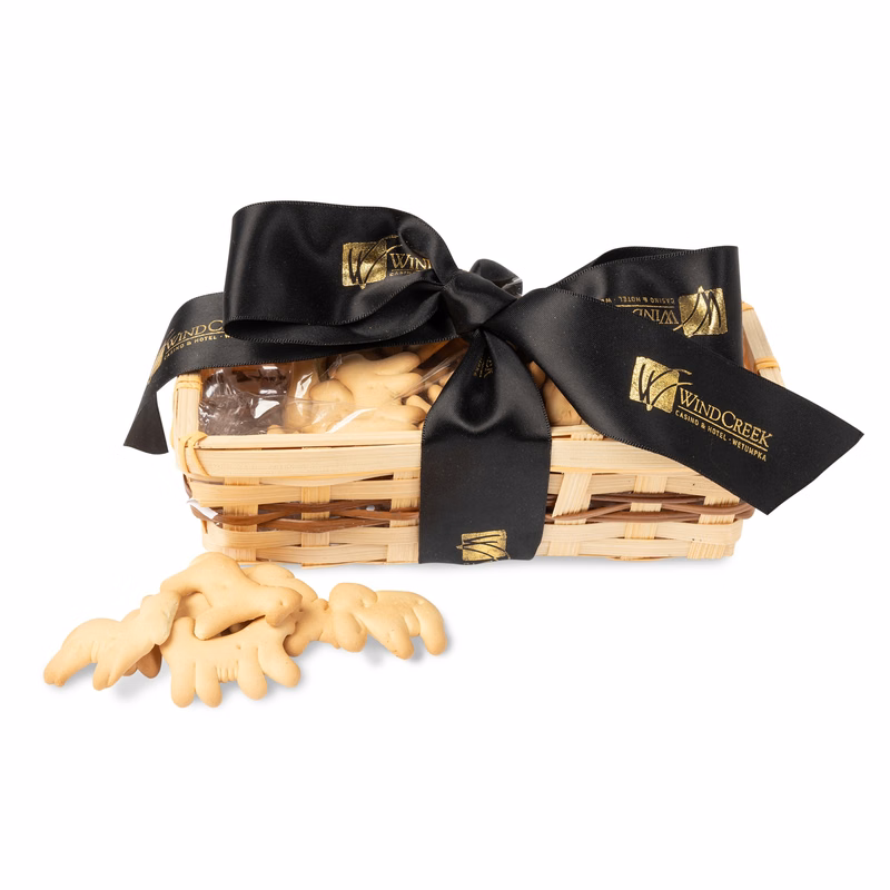 Gift Basket with Animal Crackers