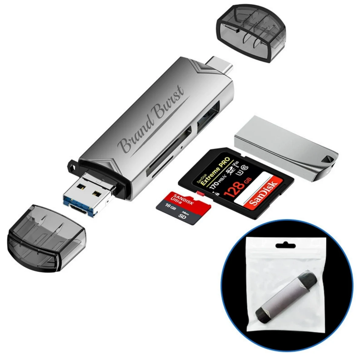 6-in-1 Multi-Function SD Card Reader 1