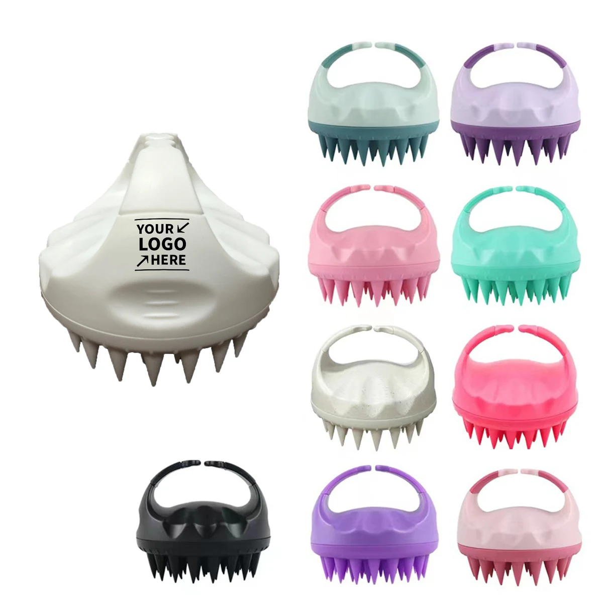 Soft Silicone Comb for Scalp Massage 1