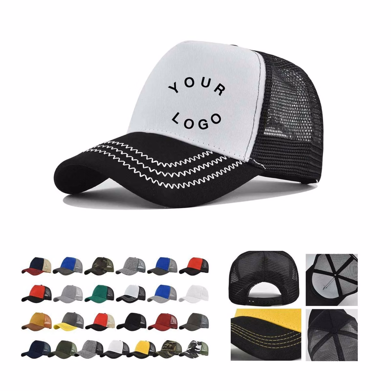 Classic Hard Top Mesh Trucker Hat Adjustable Size
