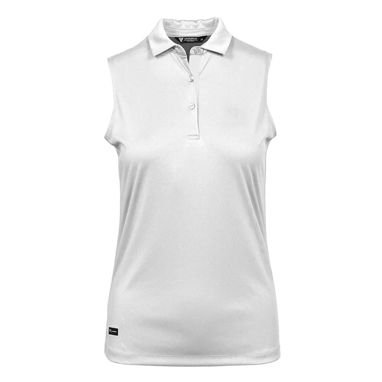 Levelwear Ladies Venice Sleeveless Polo 1