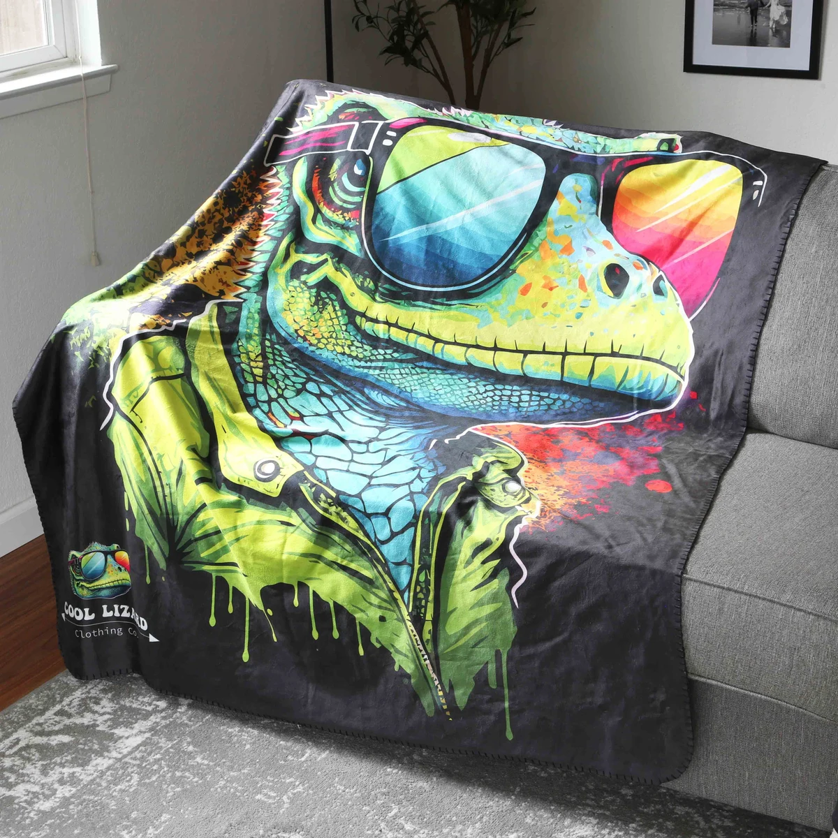 Soft Sublimated Microfiber Blanket (60''x50'') 1