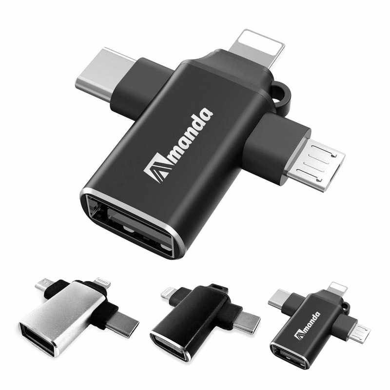 3-in-1 OTG Data Transmission Converter Adapter