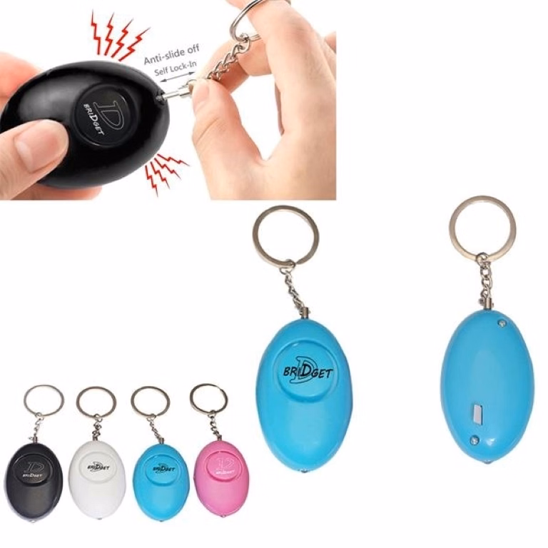 LED Light Alarm Key Chain