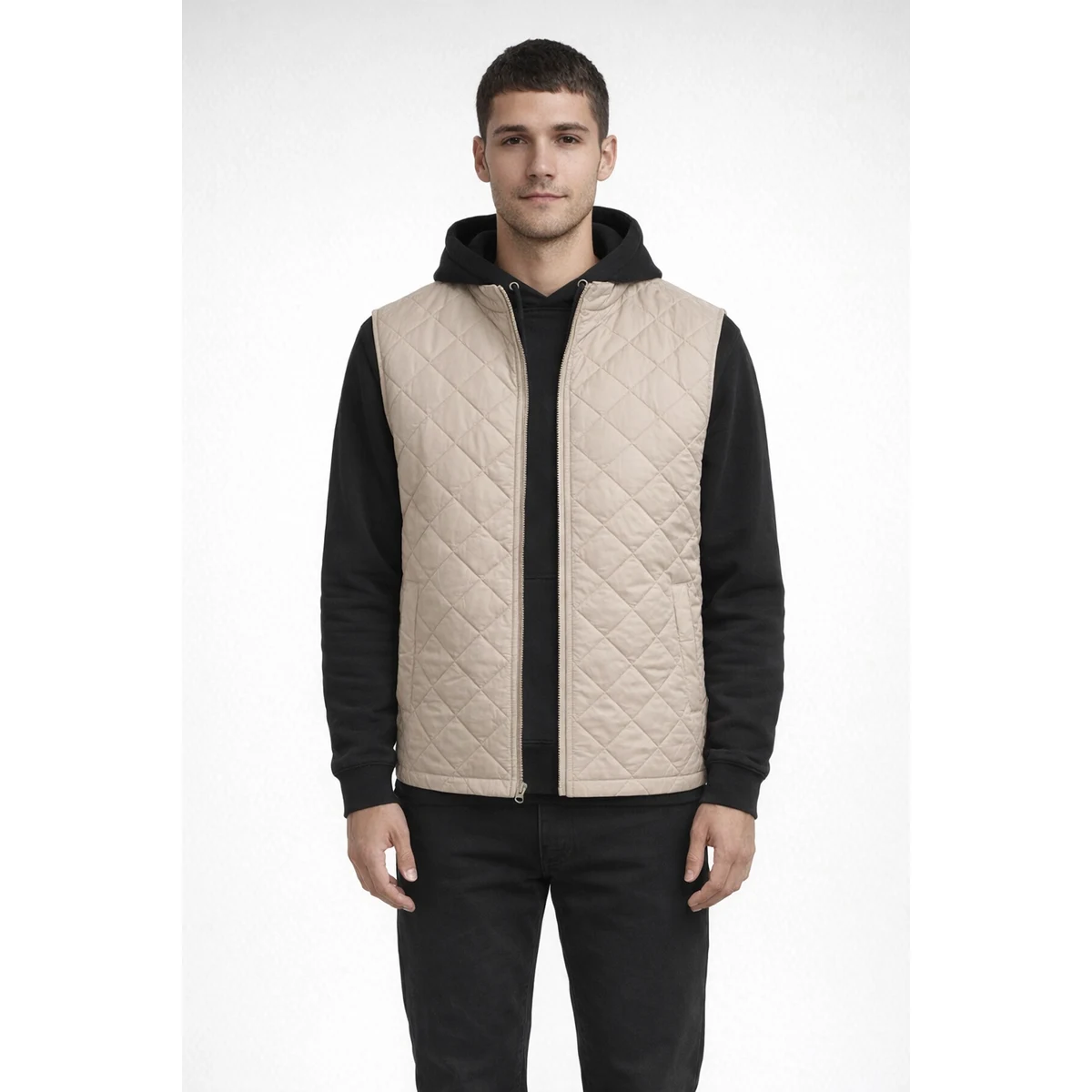 WEATHERPROOF VINTAGE DIAMOND QUILT VEST 1