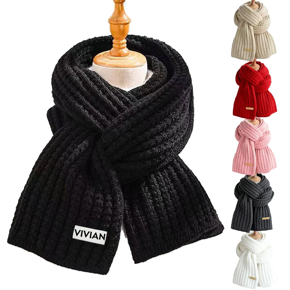 Soft Acrylic Warm Winter Scarf 1