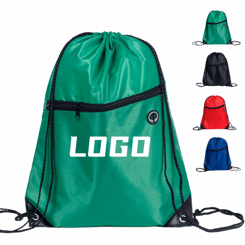 Promotional Drawstring Gym Polyester Sackpack