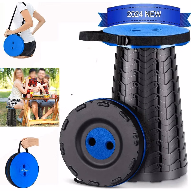 Portable Telescoping Foldable Camping Stool