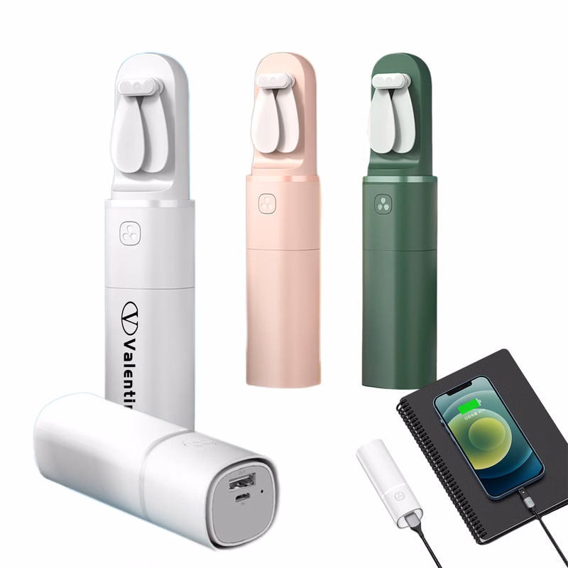 2-In-1 Mini Fan & Power Bank