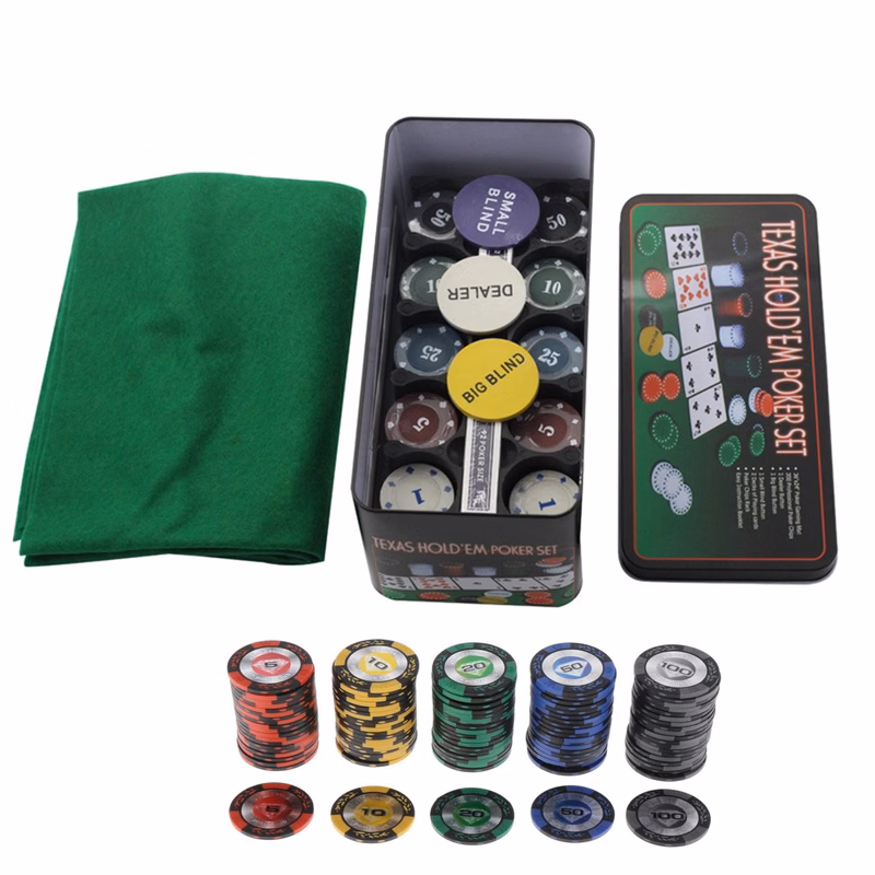 200 Pcs Poker Chips Sets With Box