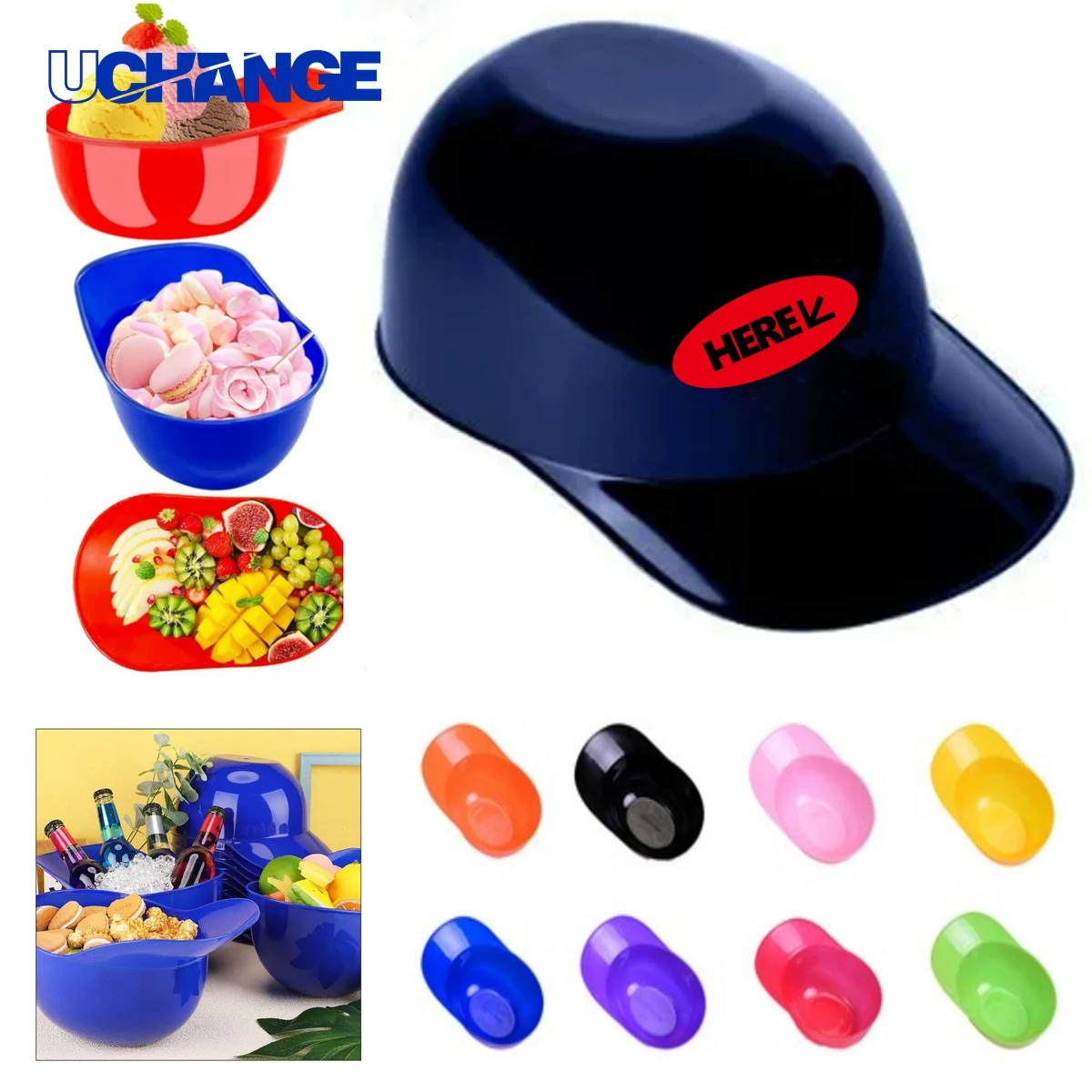 Novelty Baseball Hat Ice Cream Bowl 8oz 1