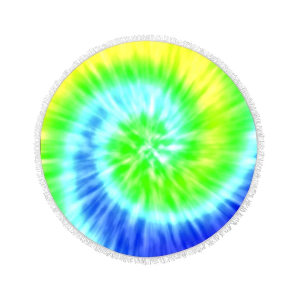 Ultra fine round bath towel 1
