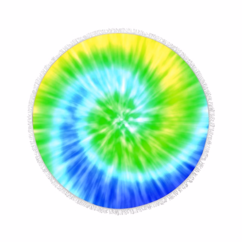 Ultra fine round bath towel