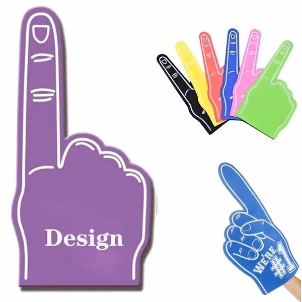 EVA Palm Cheering Foam Finger Sleeves Cheer Gear
